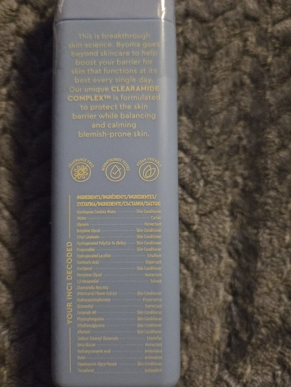 BYOMA Blemish Relief Soothing Mist Facial Toner